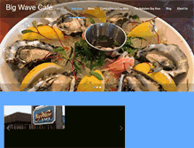 Tablet Screenshot of oregonsbigwavecafe.com